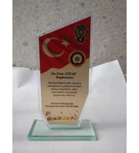 HZ-224 KRİSTAL PLAKET